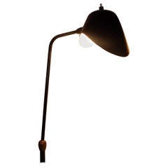Lampe de bureau Serge Mouille avec double applique à bouchon