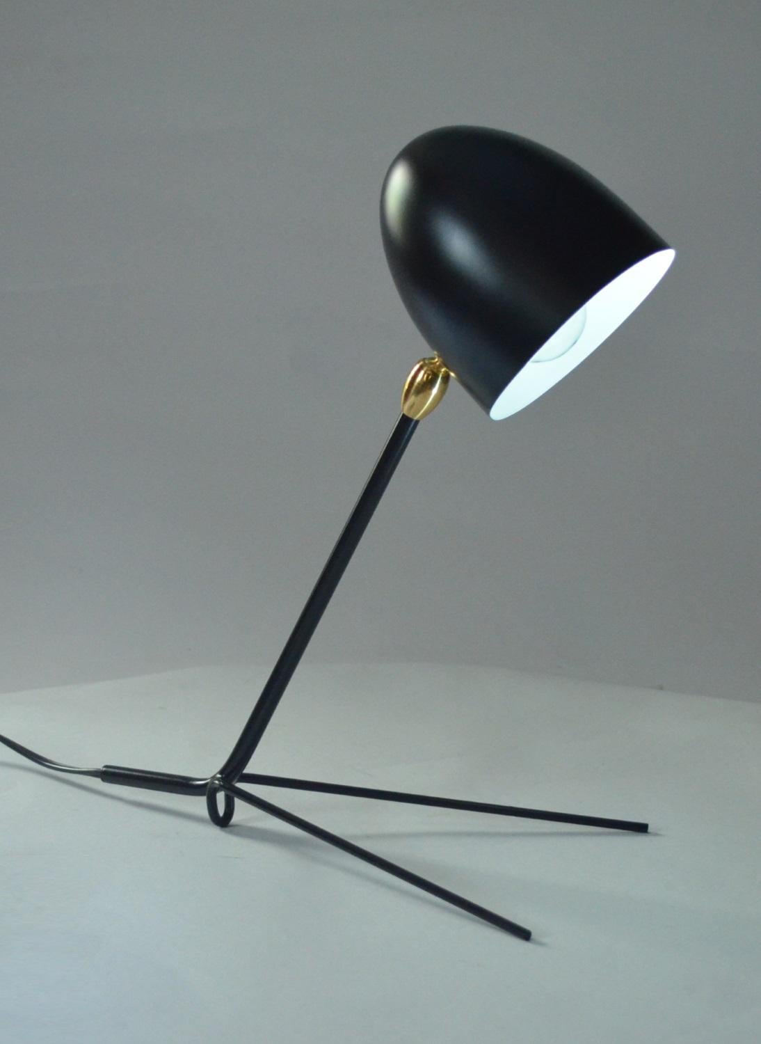 Mid-Century Modern Serge Mouille Cocotte Desk Lamp
