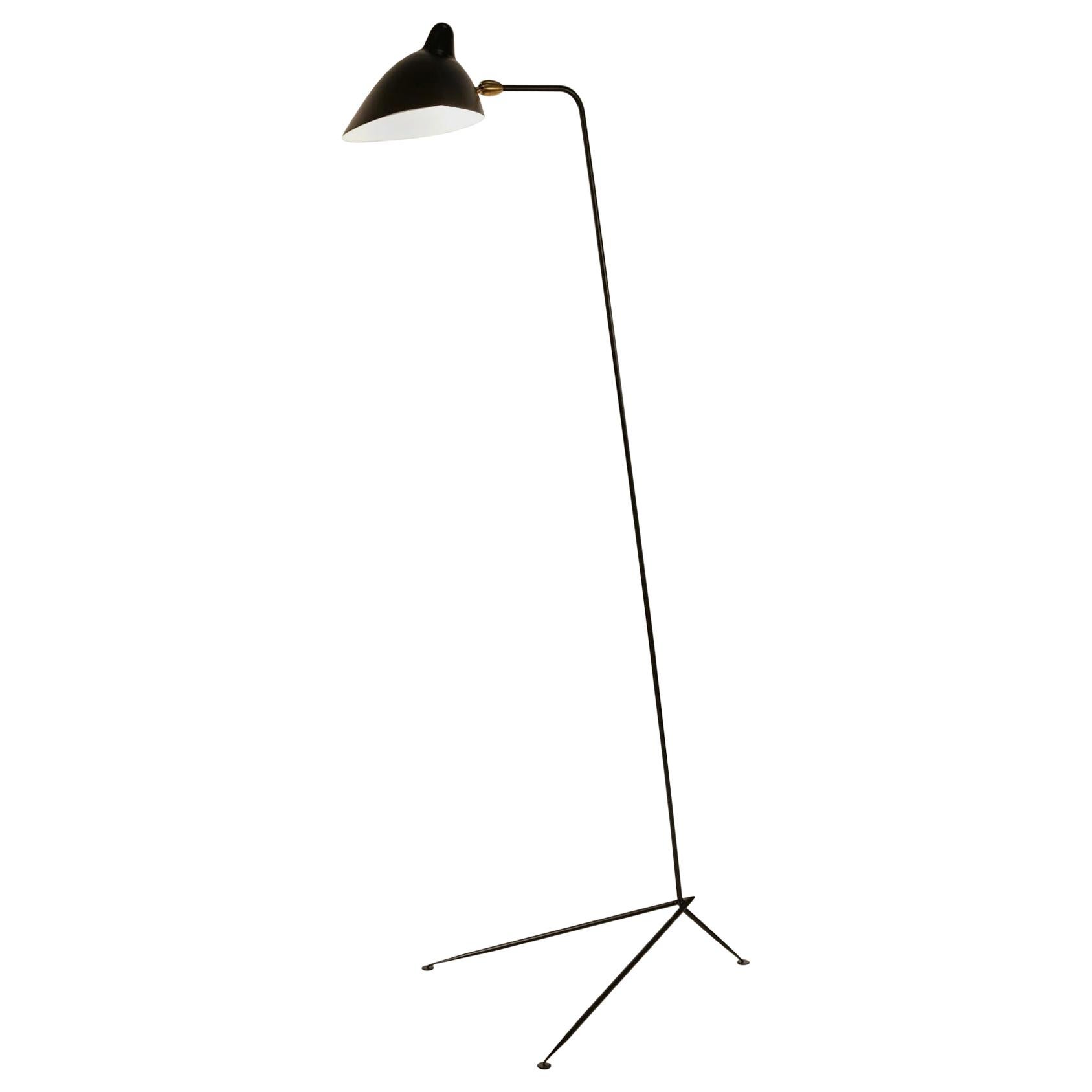 Serge Mouille Floor Lamp Standing Lamp also Known as "Lampadaire Simple"