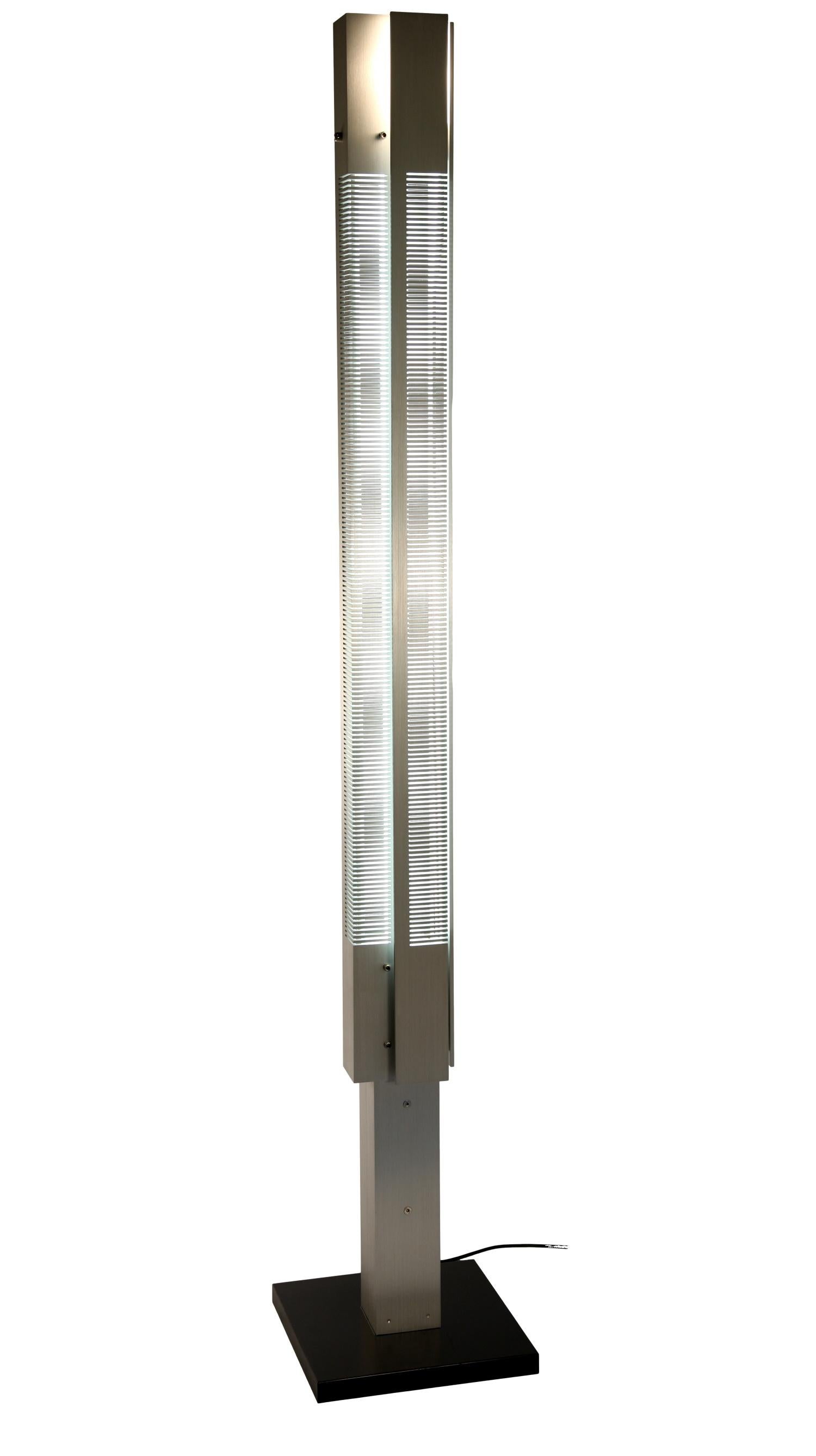 Serge Mouille - Large Signal Floor Lamp in Silver For Sale