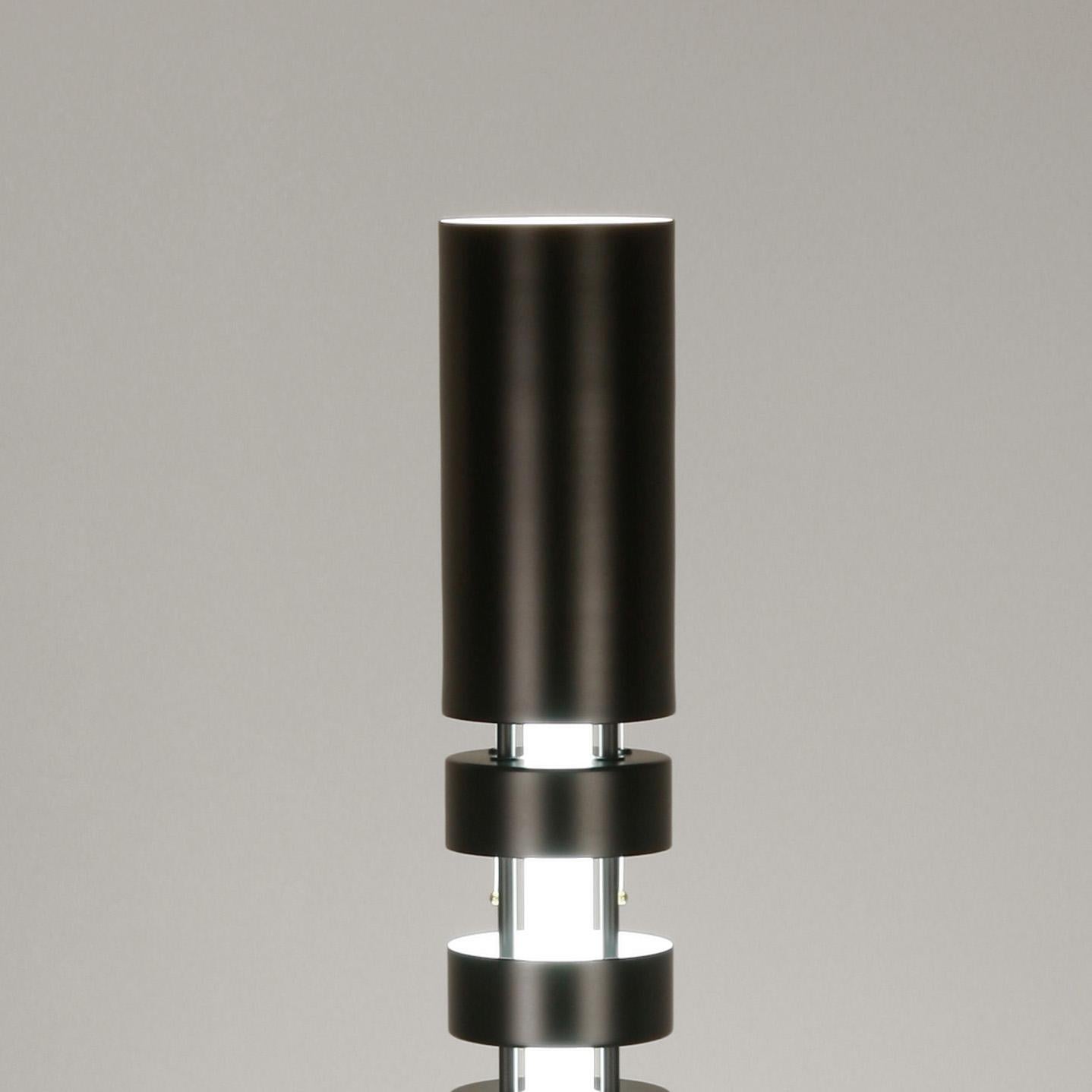 Spanish Serge Mouille Large TOTEM Column Floor Lamp For Sale