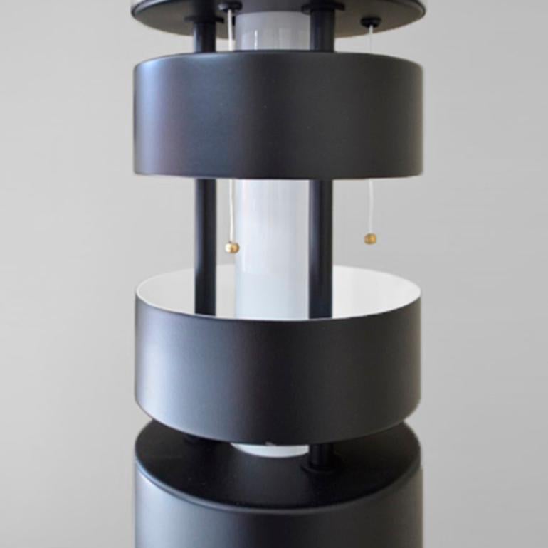 Contemporary Serge Mouille Large TOTEM Column Floor Lamp For Sale