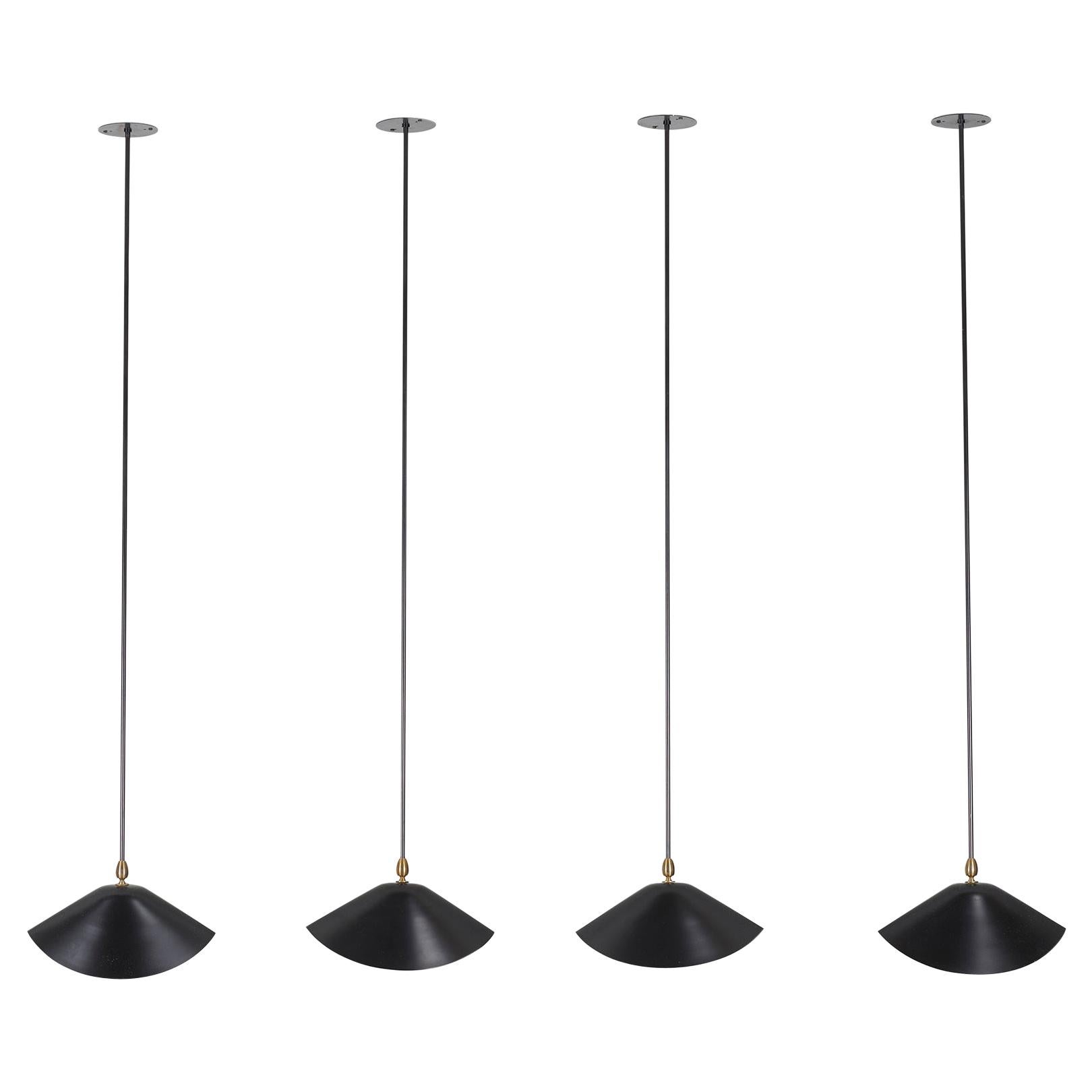 Serge Mouille Library Ceiling Lamp For Sale