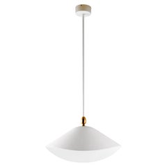 Serge Mouille - Library Ceiling Lamp in White
