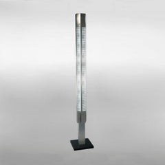 Juego de Lámpara de Pie de Columna de Señalización de Aluminio Moderna de Mediados de Siglo Serge Mouille