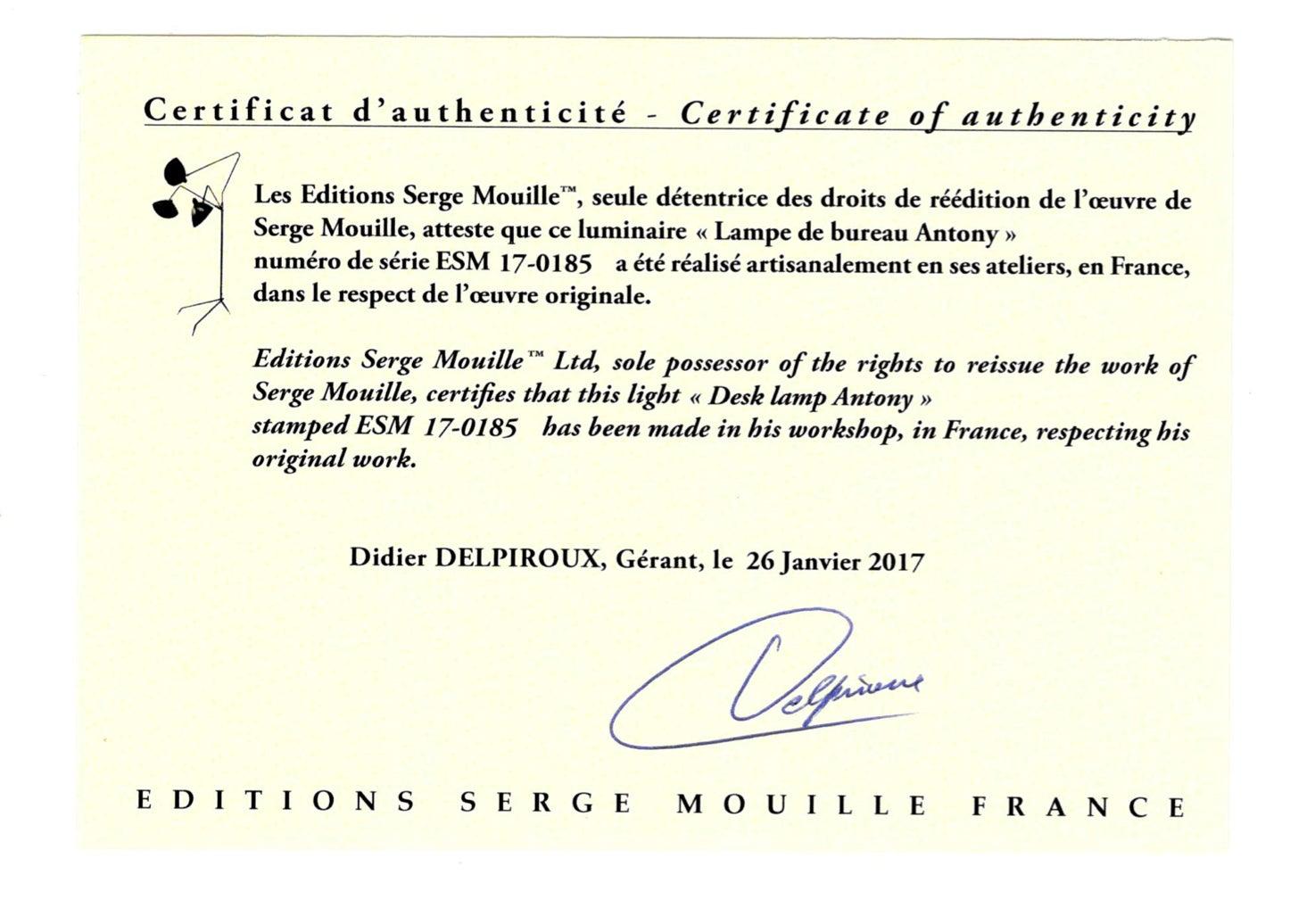 Serge Mouille Mid-Century Modern Schwarze Bibliothèque Deckenleuchte Dreier-Set (Französisch) im Angebot