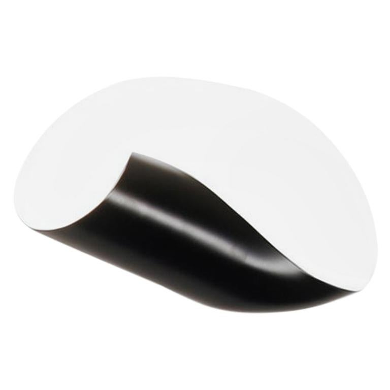 Serge Mouille Lámpara de Pared Conche Negra Moderna de Mediados de Siglo Francés en venta