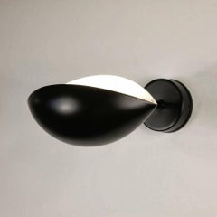 Serge Mouille Mid-Century Modern Black Eye Sconce Wall Lamp
