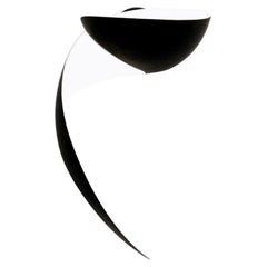 Serge Mouille Mid-Century Modern Black Flame Wall Lamp