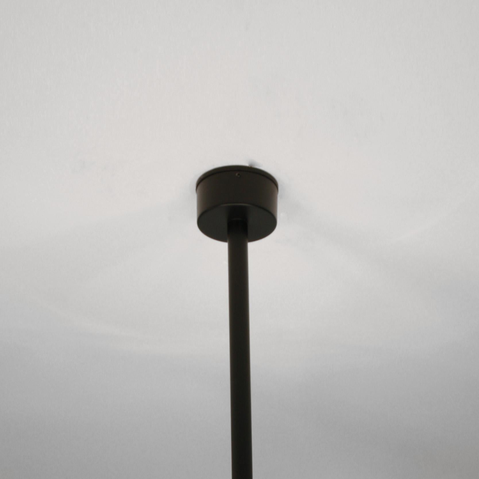 Contemporary Serge Mouille Mid-Century Modern Black Large Snail Ceiling Wall Lamp