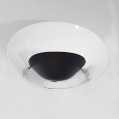 Serge Mouille Mid-Century Modern Black Saturn Wall Lamp