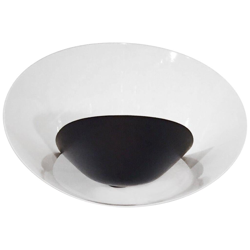 Serge Mouille Mid-Century Modern Black Saturn Wall Lamp