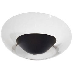 Serge Mouille Mid-Century Modern Black Saturn Wall Lamp