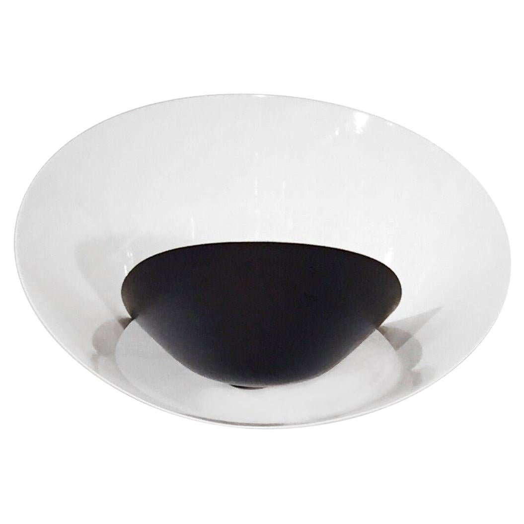 Serge Mouille Mid-Century Modern Black Saturn Wall Lamp For Sale
