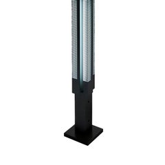 Serge Mouille Moderne schwarze kleine Signal-Säulen-Stehlampe, Mid-Century Modern