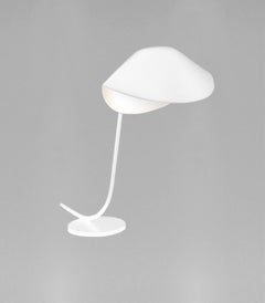 Serge Mouille Mid-Century Modern White Antony Table Lamp