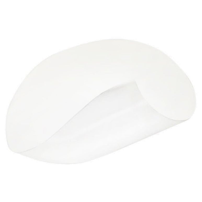 Serge Mouille Mid-Century Modern White Conche Wall Lamp