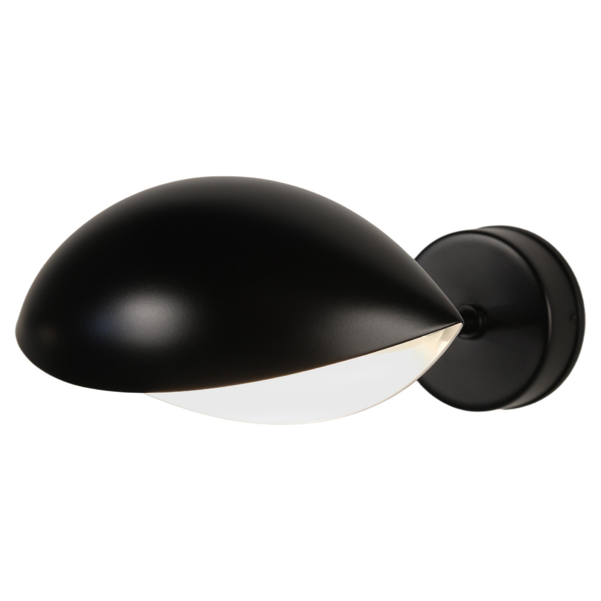 Lampe murale  Oeil  de Serge Mouille en noir