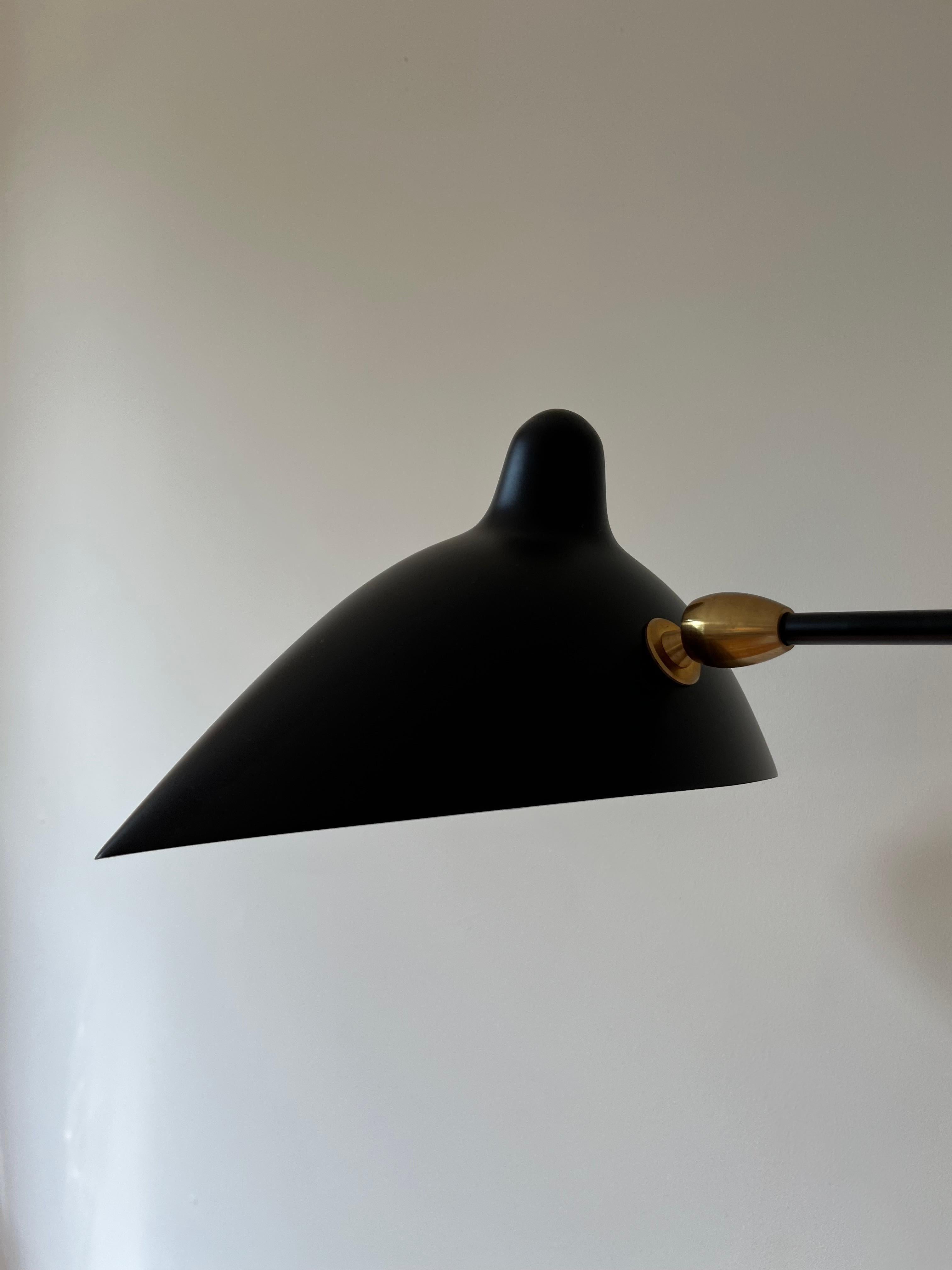 Serge Mouille One Arm Floor Lamp For Sale 4