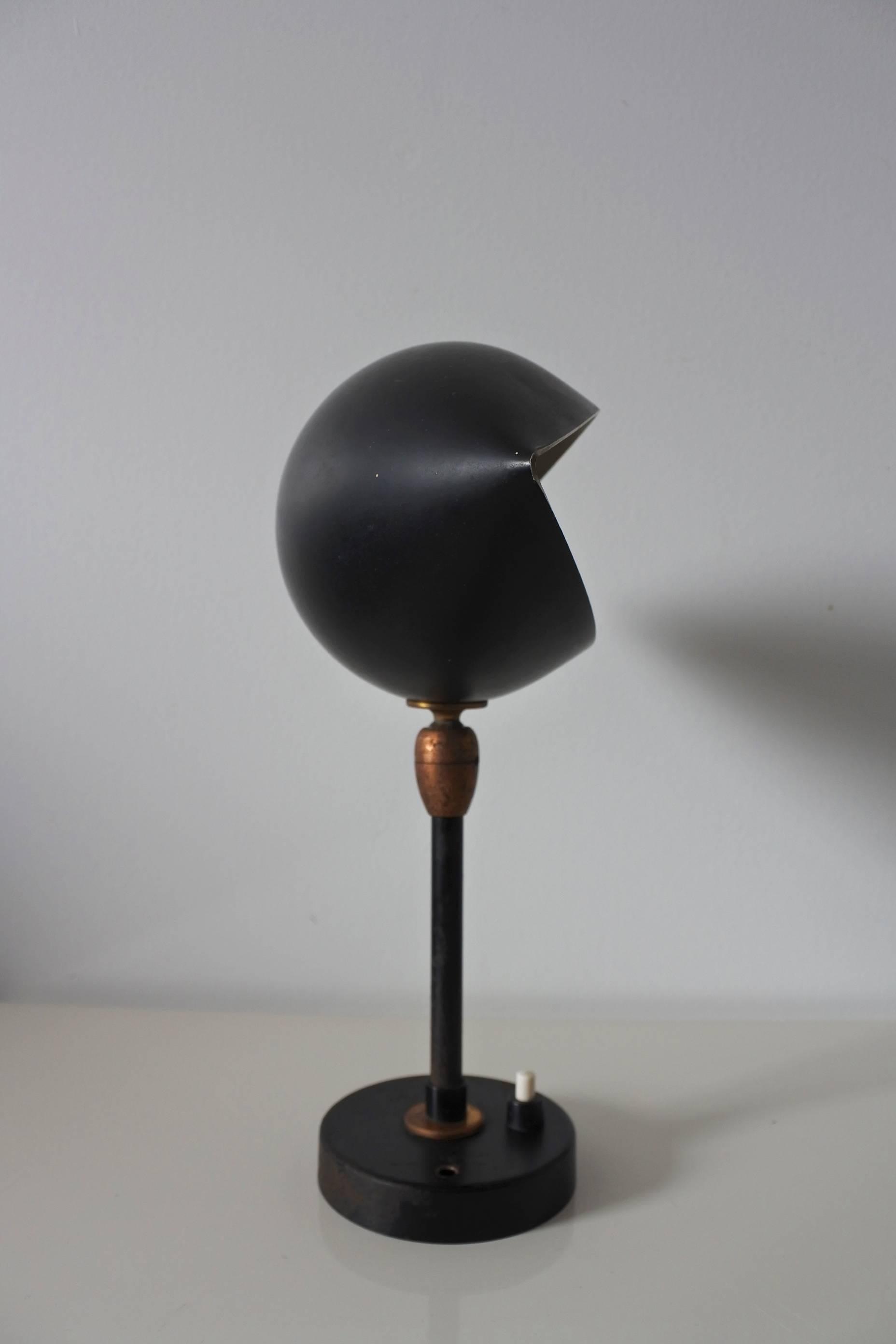 Mid-20th Century Serge Mouille Original Wall Lamp 