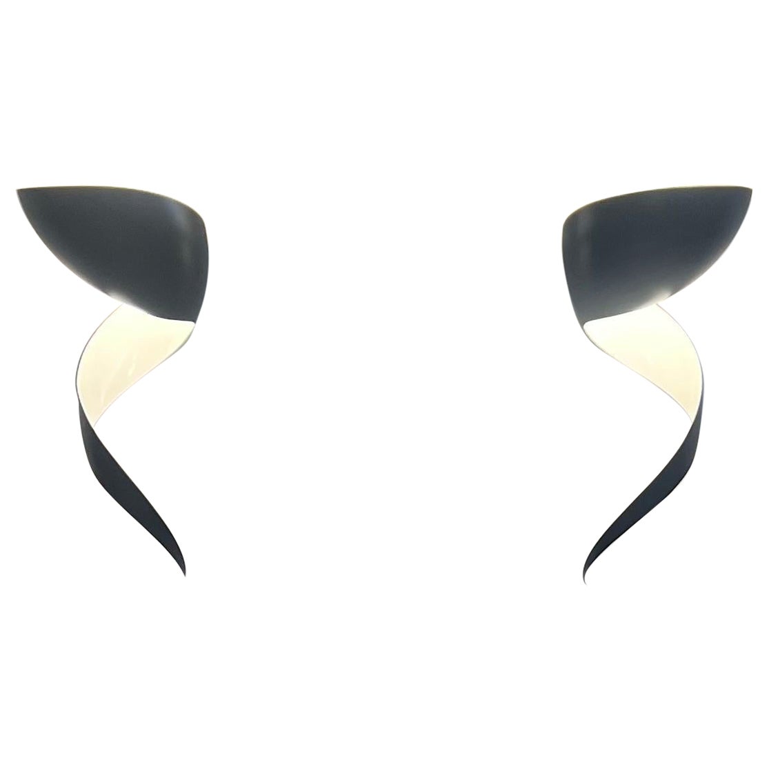 Serge Mouille coppia "Torcheres" Applique da parete design originale 1963   I.L.A. in vendita