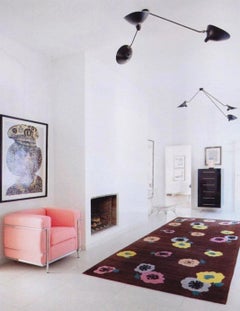 Serge Mouille 'Plafonnier Araignée 3 Bras Fixes' Ceiling Lamp in Black