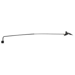 Serge Mouille - Rotating Sconce with 1 Long Arm in Black - IN STOCK!