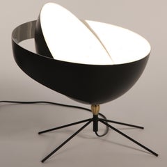 Serge Mouille "Saturn" Table Lamp in Black