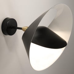 Aplique Serge Mouille "Saturno" Negro