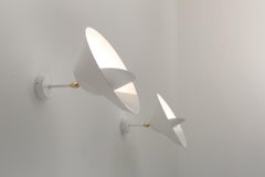 Aplique Serge Mouille "Saturno" Blanco