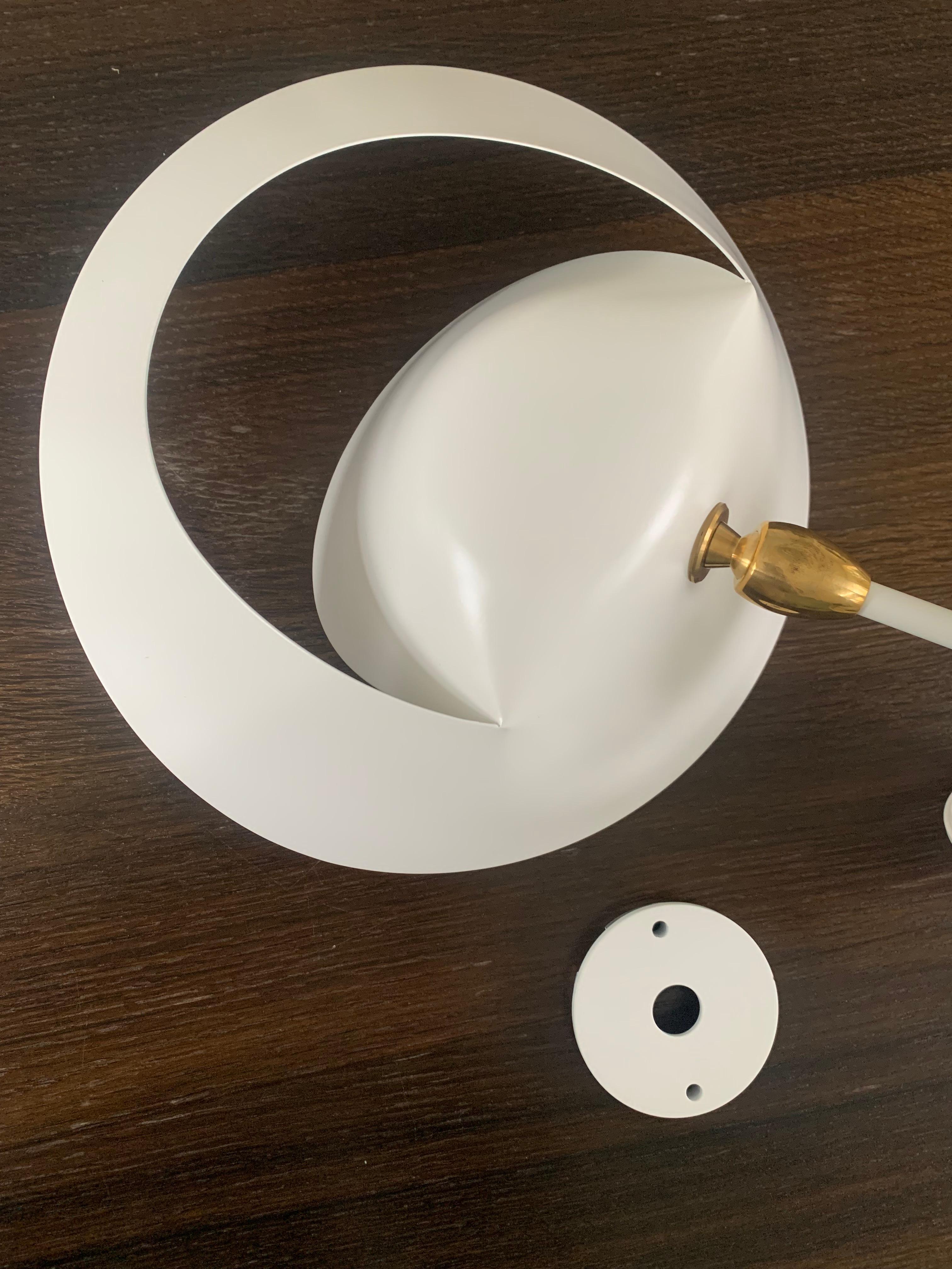Serge Mouille 'Saturn' Wall Lamp In Excellent Condition For Sale In Utrecht, NL