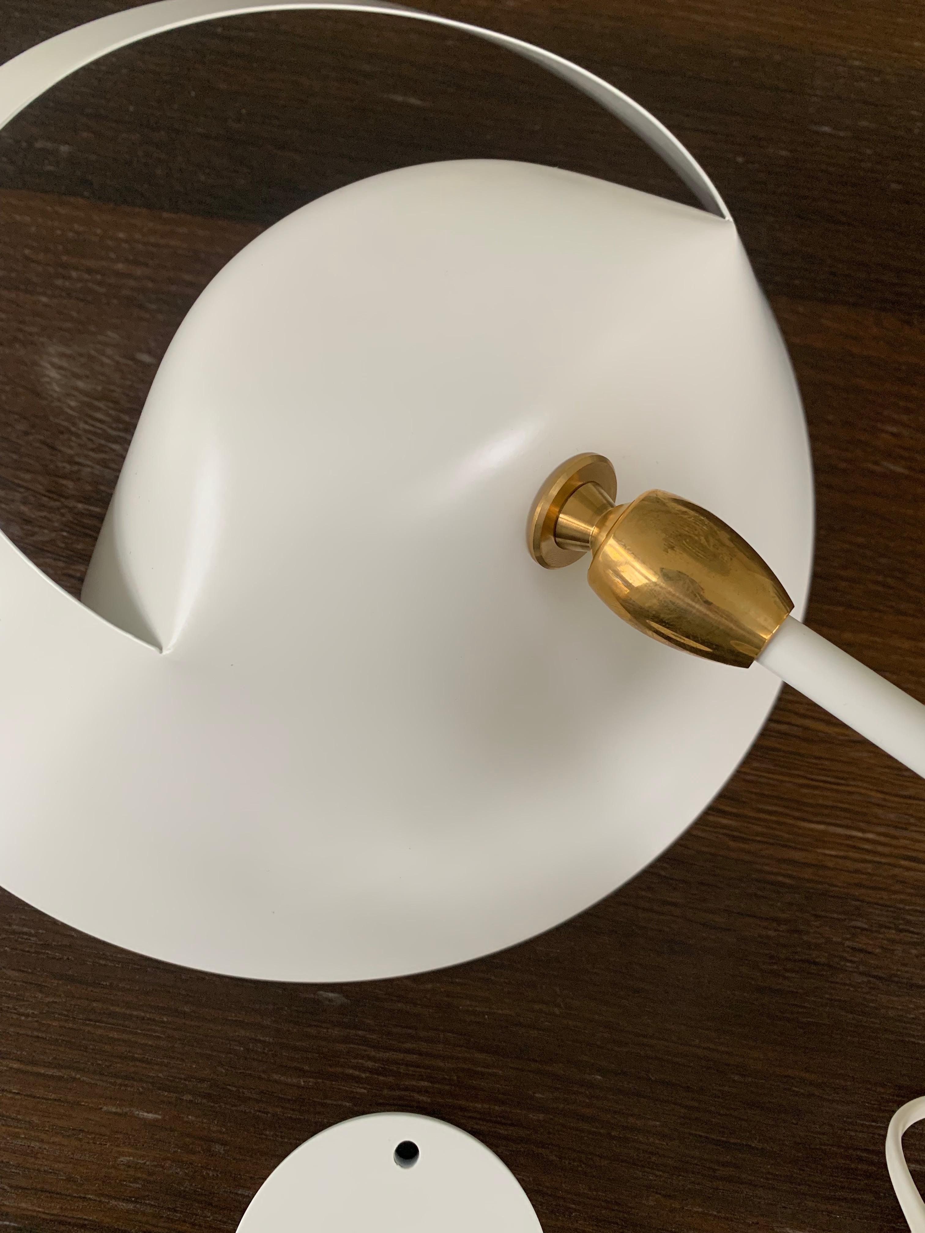 Mid-20th Century Serge Mouille 'Saturn' Wall Lamp For Sale