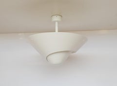 Serge Mouille - Small Snail Ceiling Lamp in White - IN STOCK!