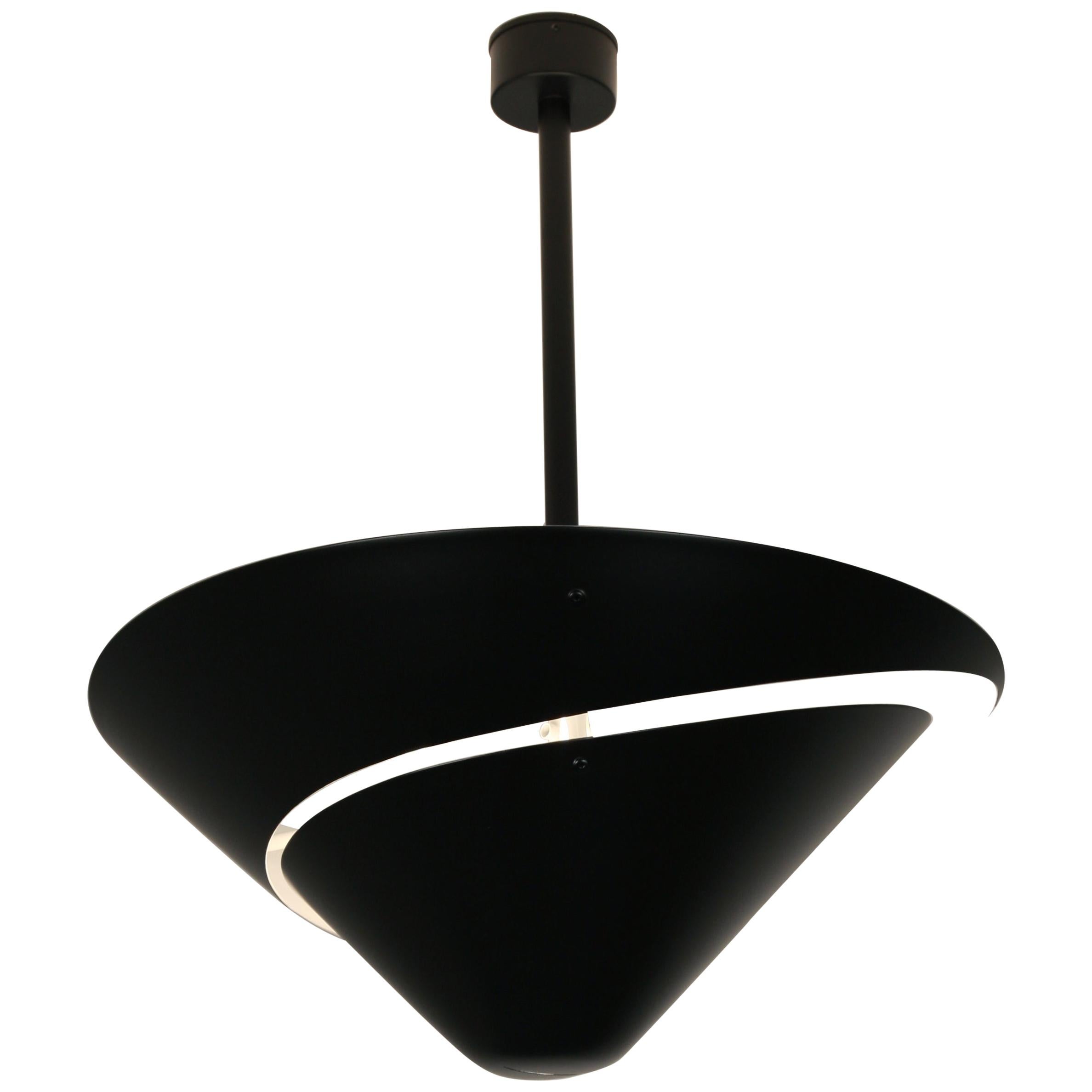 Serge Mouille 'Snail' Ceiling Lamp For Sale