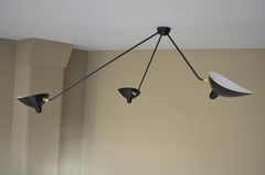 Serge Mouille - Spider Ceiling Lamp with 3 Arms
