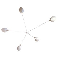 Serge Mouille - Spider Sconce with Five Arms in White - IN STOCK!