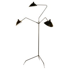 Serge Mouille Three-Arm Floor Lamp Standing Lamp 2
