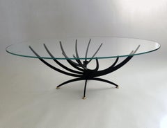 Serge Mouille - Tavolo ritorto in nero 1962 - Spedito da USA - IN STOCK!