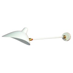 Applique blanche à 1 bras pivotante Serge Mouille pour le marché américain - EN STOCK !