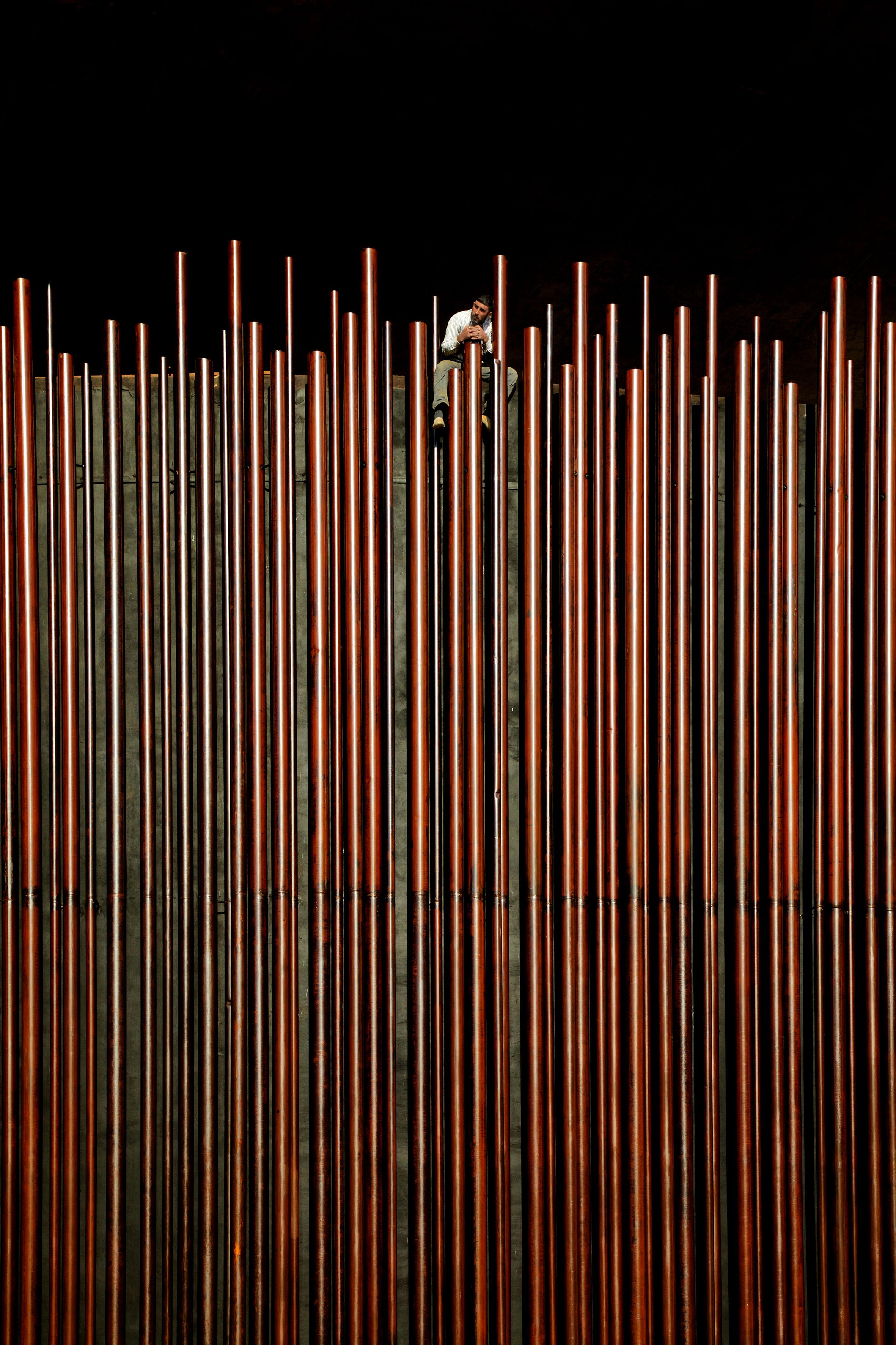 Serge Najjar Color Photograph - Peeps as Straws