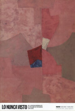 2016 After Serge Poliakoff 'Composition en Rose' Modernism Spain