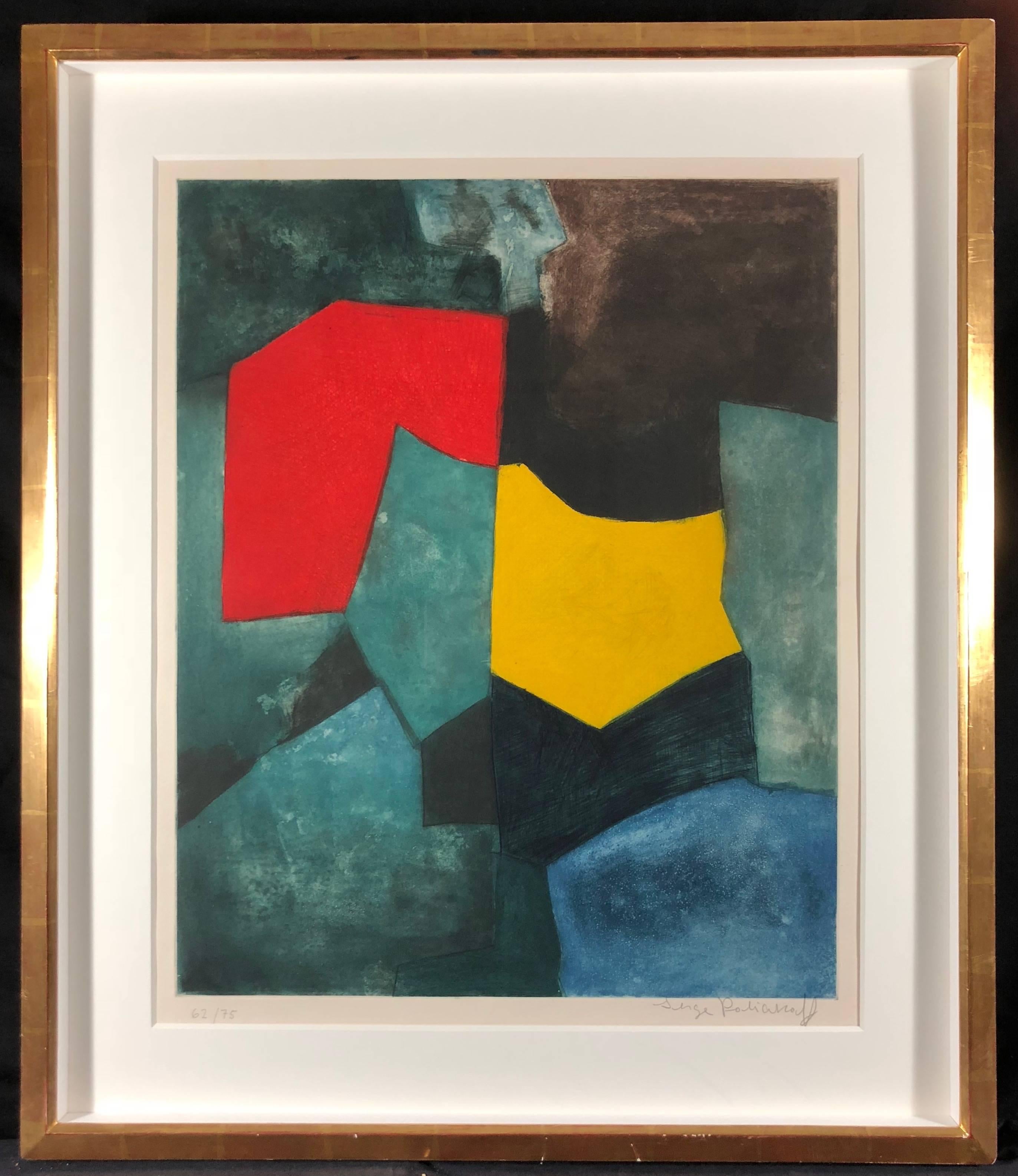 Composizione astratta - Print di Serge Poliakoff