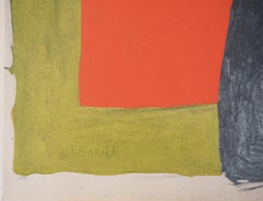 Composición abstracta - Litografía, 1956