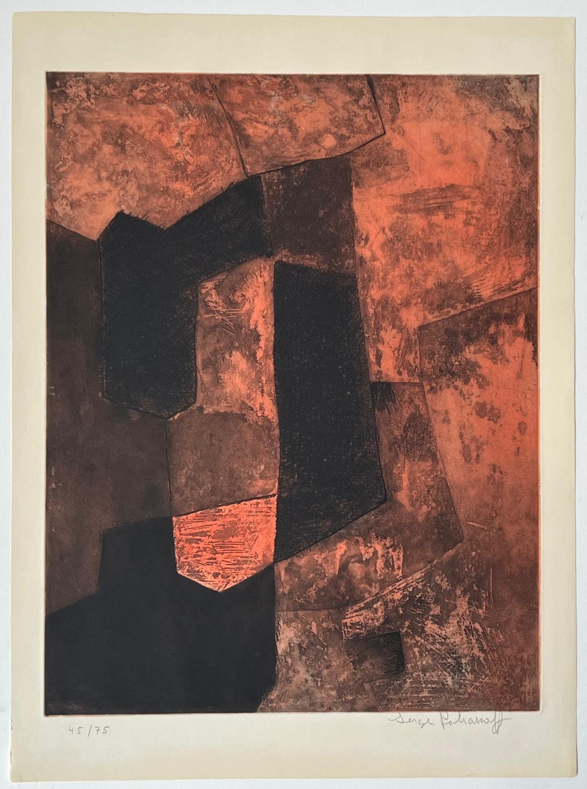 Etching and aquatint, 1964
Handsigned by the artist in pencil 
Edition : 45/75
Publisher : XXe siècle (Paris)
Printer : S. Esmeraldo (Paris)
Catalog : [Schneider XV]
75.00 cm. x 56.50 cm.  29.53 in. x 22.24 in. (paper)
63.00 cm. x 49.00 cm.  24.8