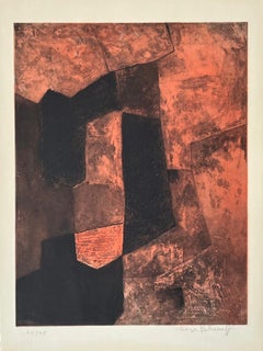 Composition Brune et Rouge XV