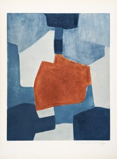 Composizione in blu e rosso XXXI