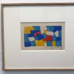 Composition in blue, red and yellow  n°20
