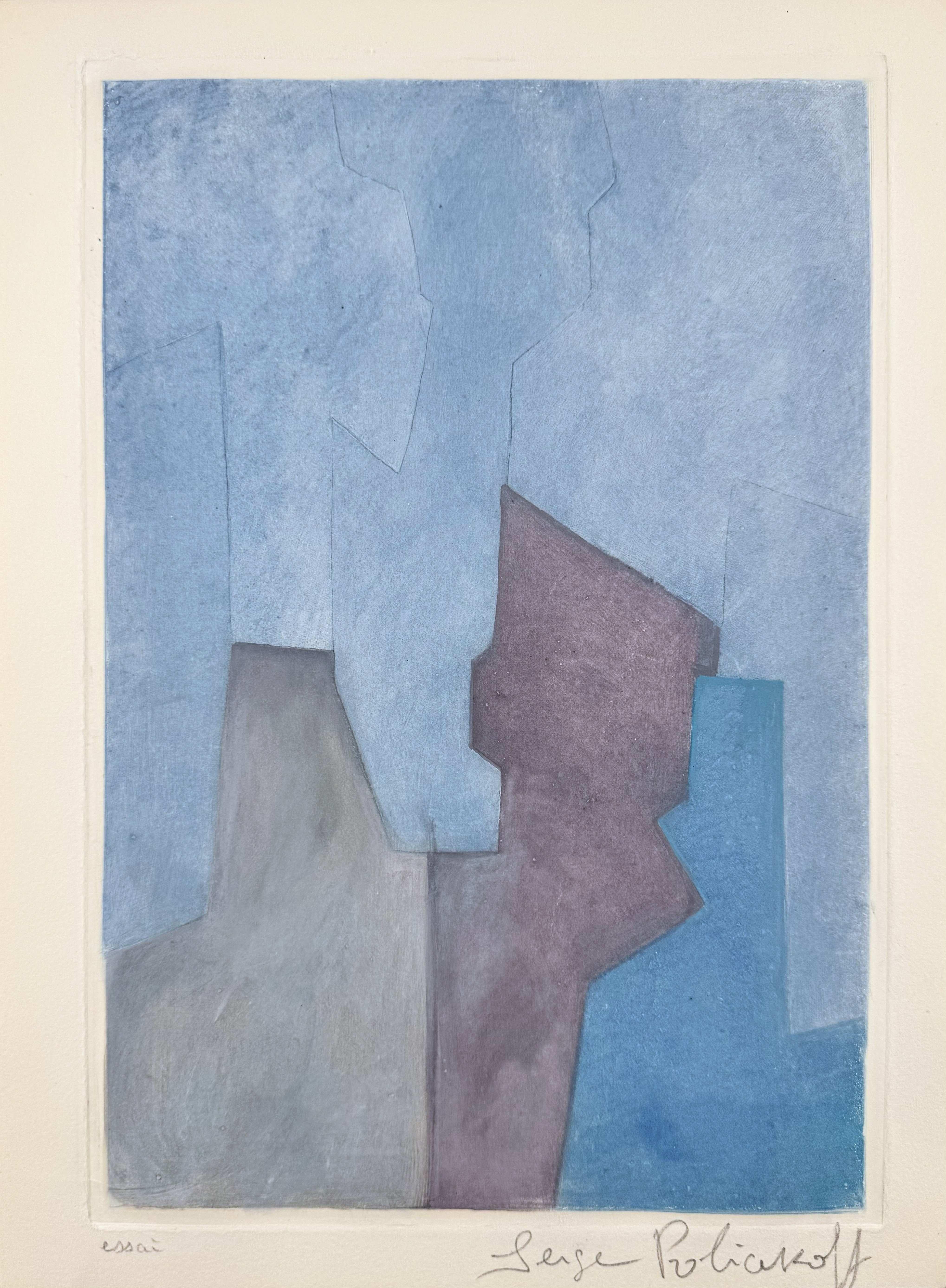 Composition en bleu XXIV