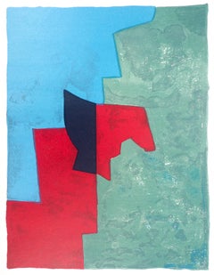 Composition rouge verte et bleue (Poliakoff/Schneider 32), XXe siècle