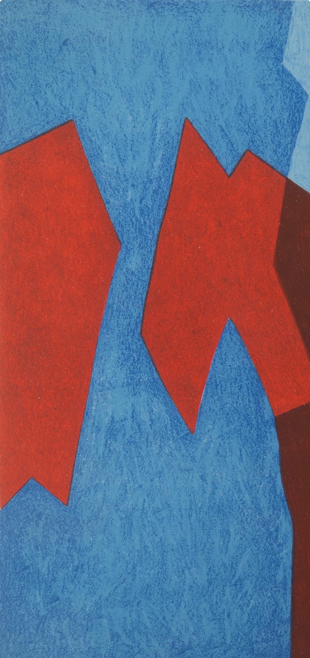 Poliakoff, Composition, San Lazzaro et ses Amis, XXe Siècle (after) - Print by Serge Poliakoff